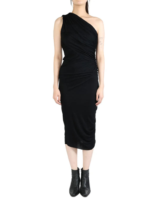 Draped Midi Dress
