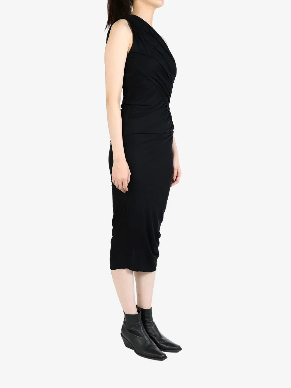 Draped Midi Dress
