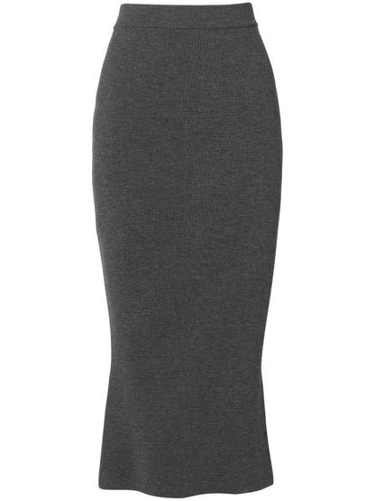 Knitted Mermaid Midi Skirt