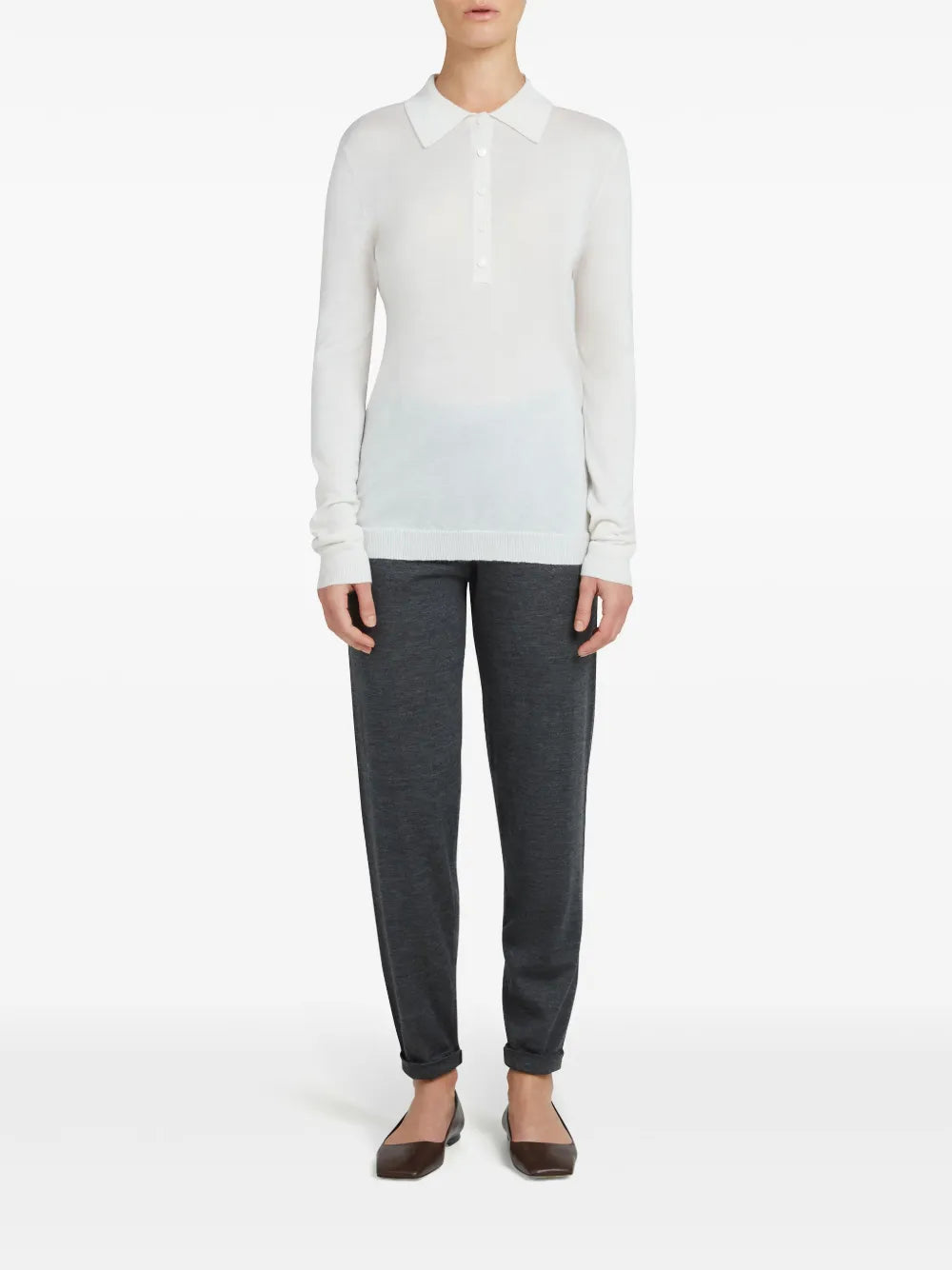 Lightweight Cashmere Polo Shirt