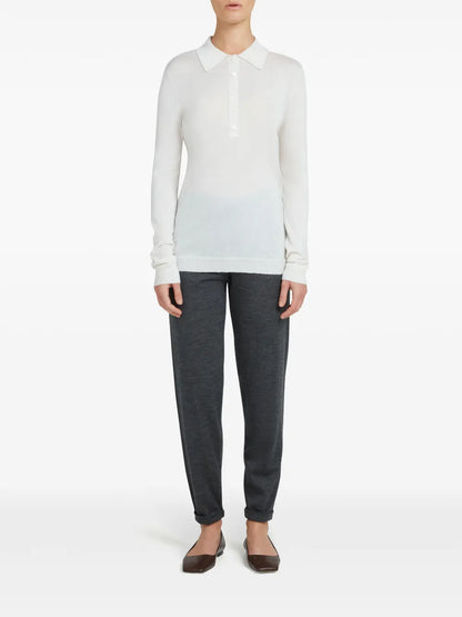 Lightweight Cashmere Polo Shirt