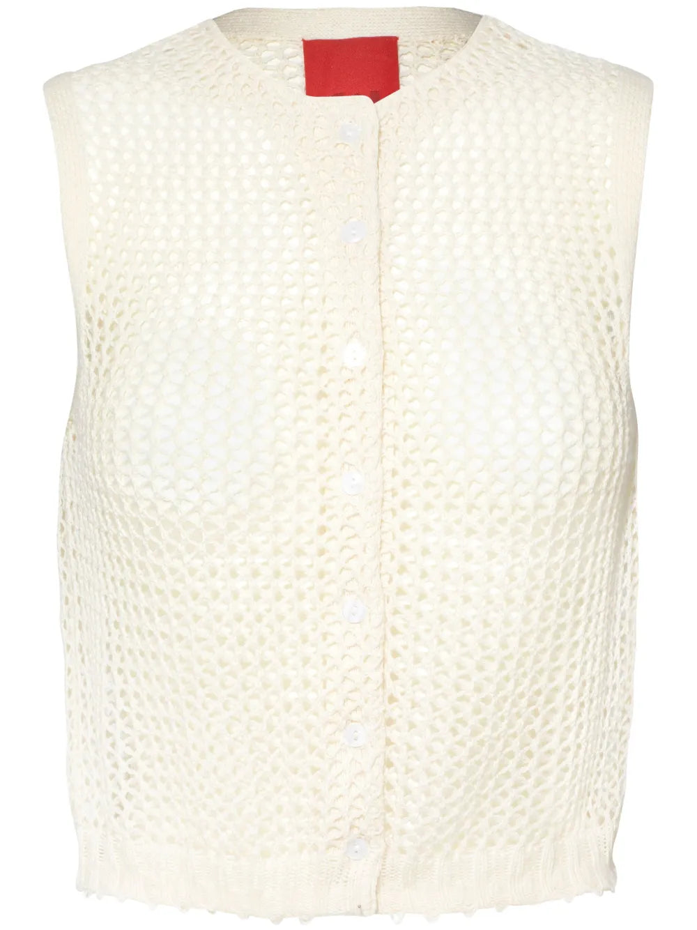 Crochet Buttoned Vest