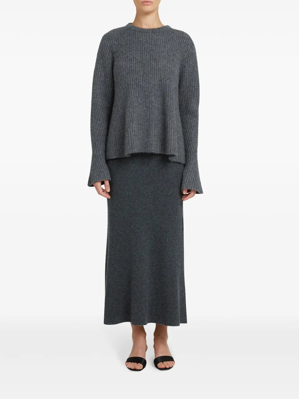 Flared Knitted Jumper