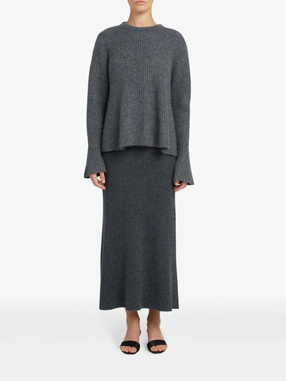Flared Knitted Jumper