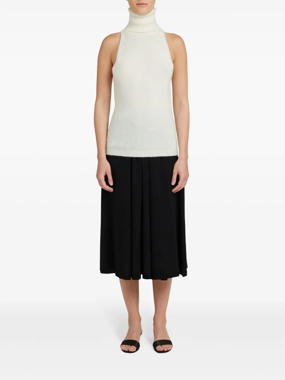 Turtleneck Sleeveless Top