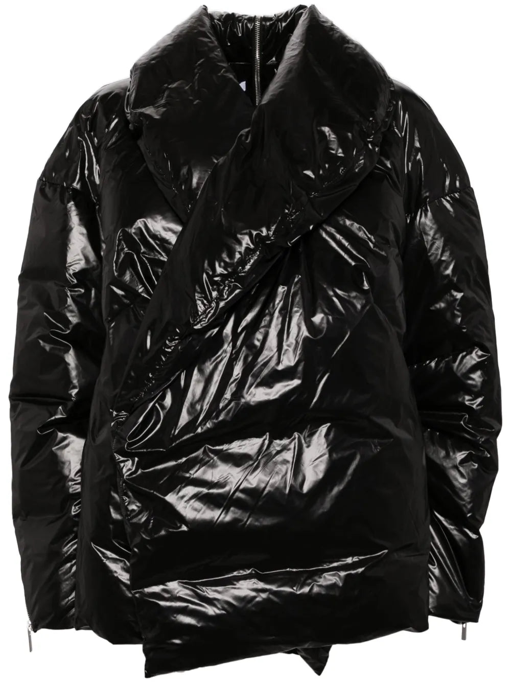Hook-And-Eye Puffer Jacket