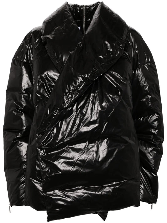 Hook-And-Eye Puffer Jacket