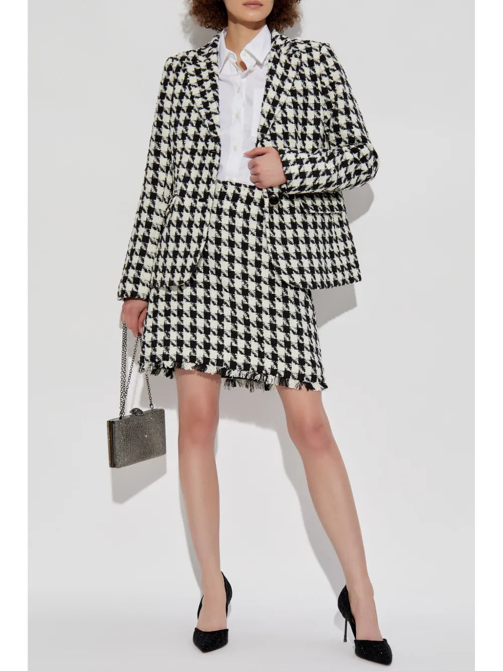 Avery Houndstooth Blazer