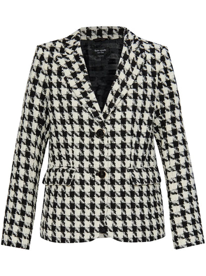 Avery Houndstooth Blazer