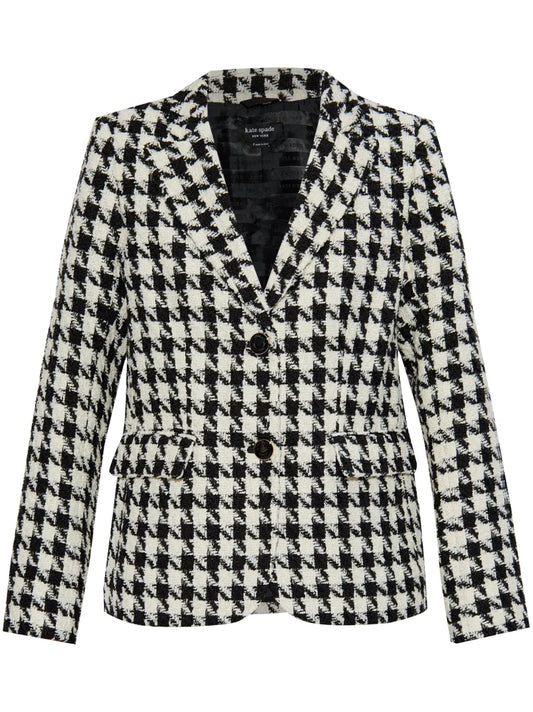 Avery Houndstooth Blazer