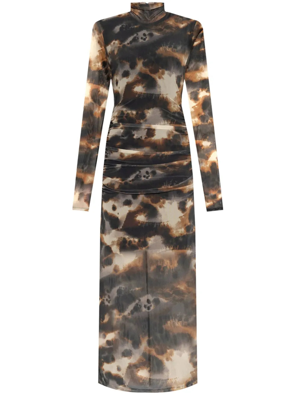 Tie-Dye Print Maxi Dress