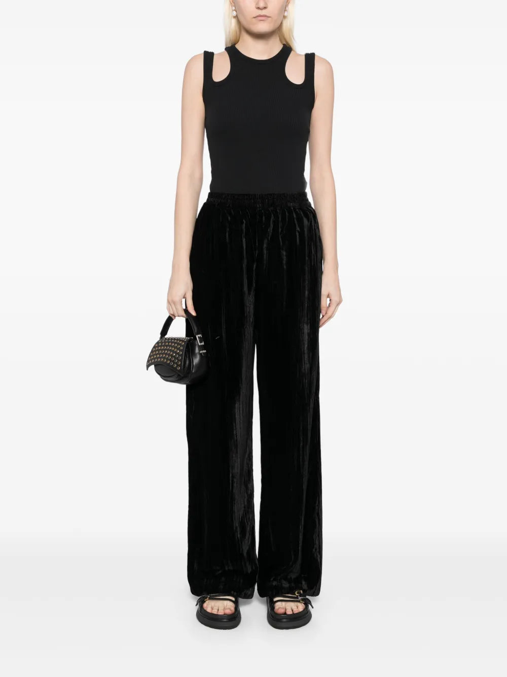 Reflective Straight Trousers