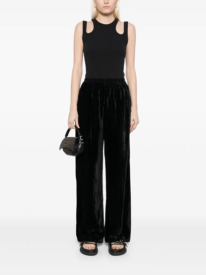 Reflective Straight Trousers