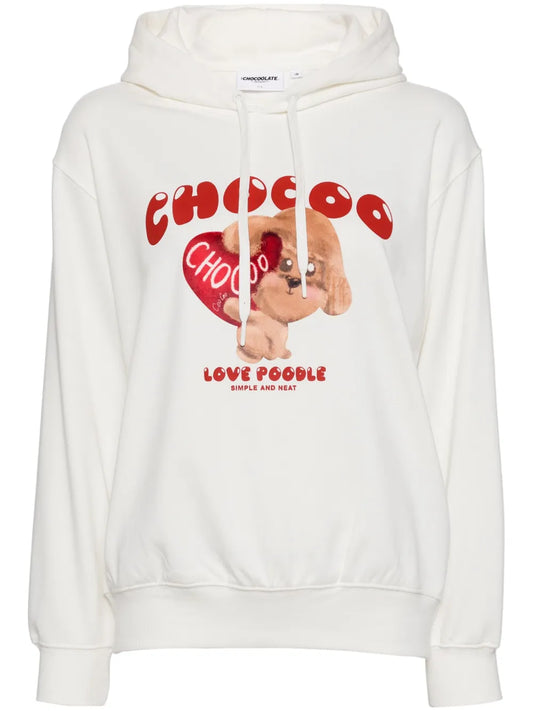 Graphic-Print Cotton-Blend Hoodie