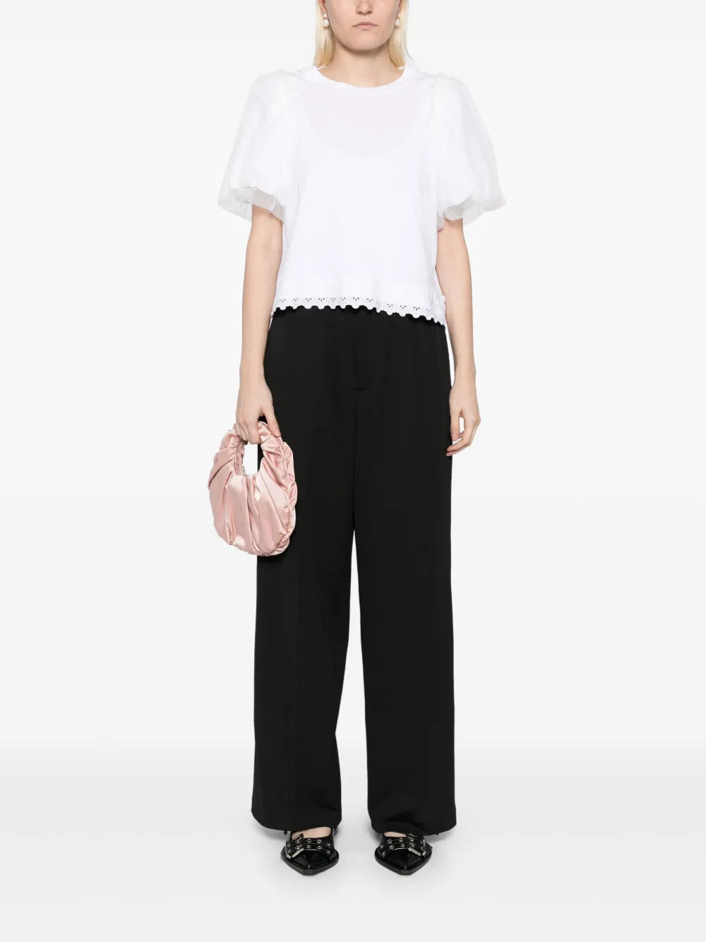 Tailored Wide-Leg Pants