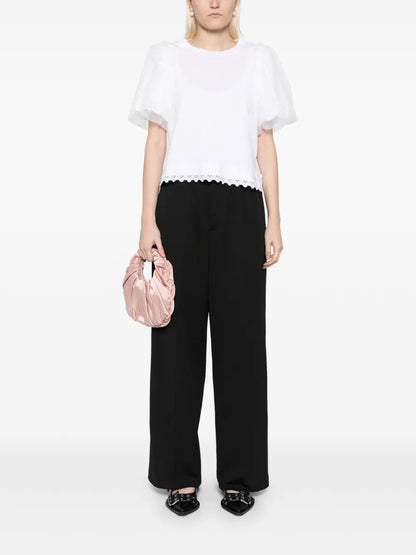 Tailored Wide-Leg Pants