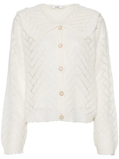Long-Sleeved Button-Up Cardigan