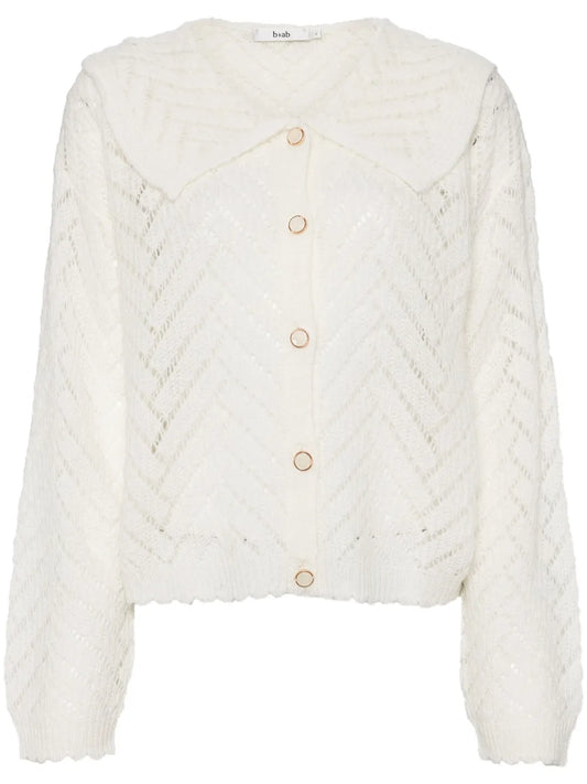 Long-Sleeved Button-Up Cardigan