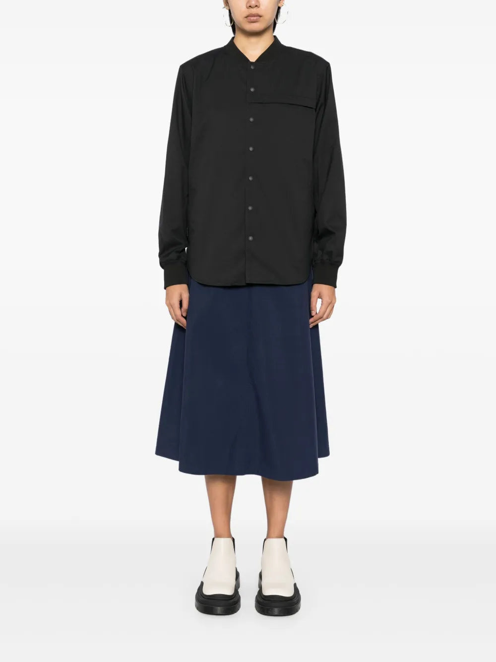 Baseball-Collar Jacket