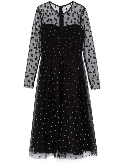 Polka Dot Midi Dress