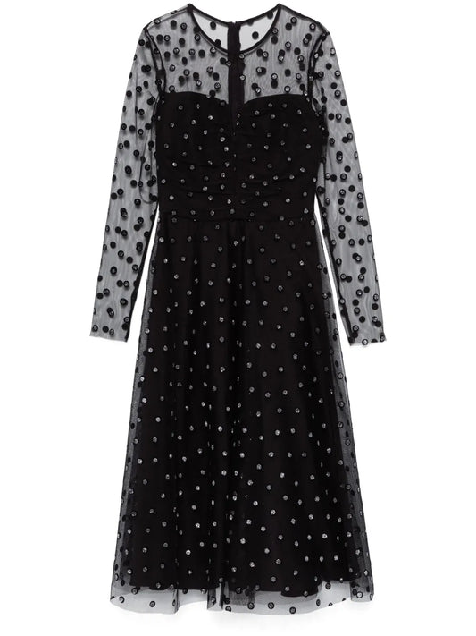 Polka Dot Midi Dress