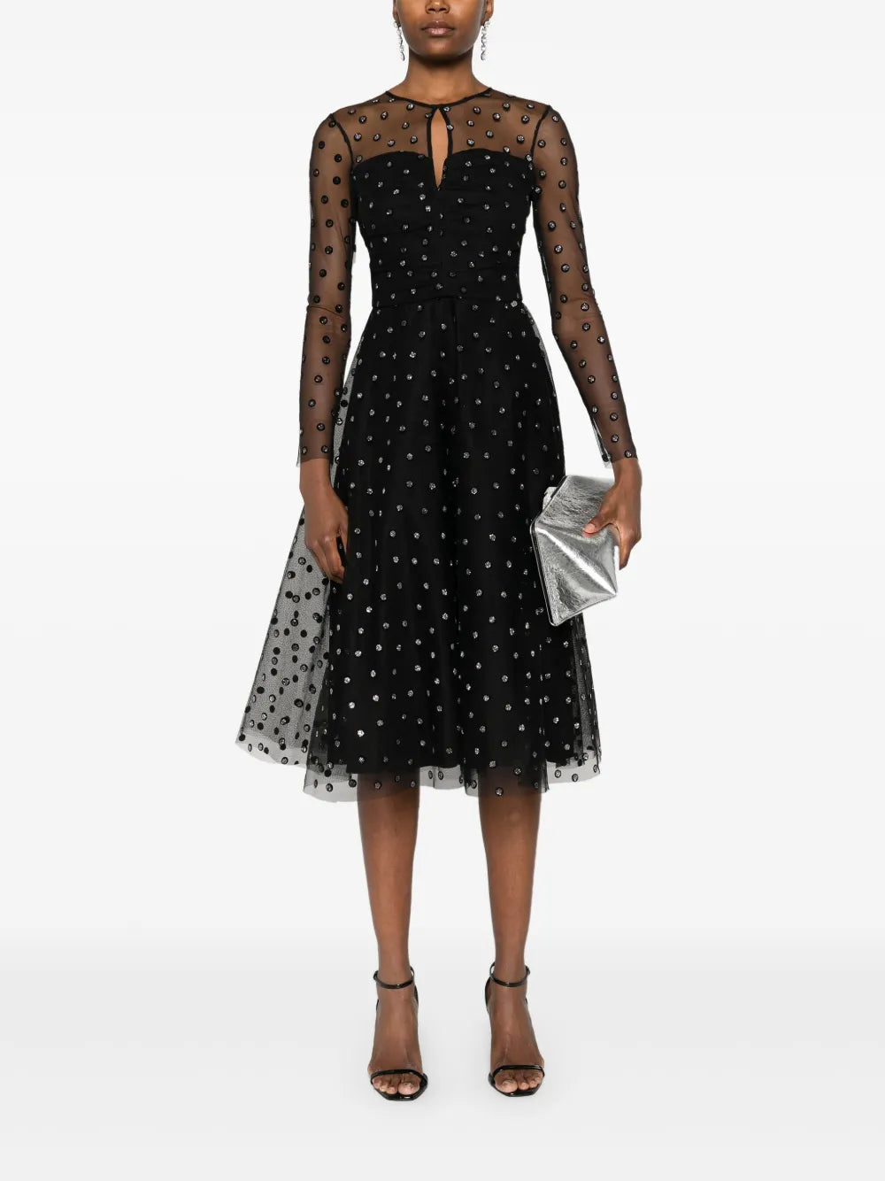 Polka Dot Midi Dress