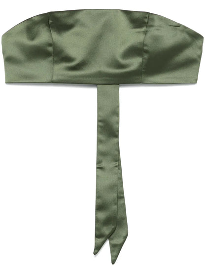 Satin Crop Top