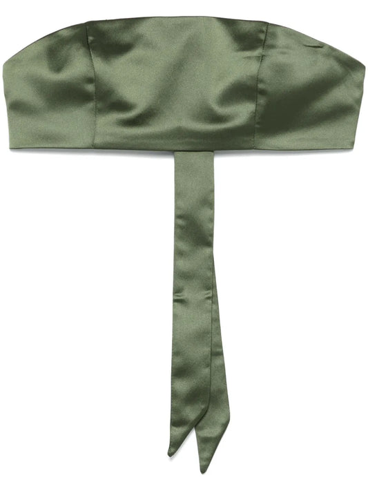 Satin Crop Top