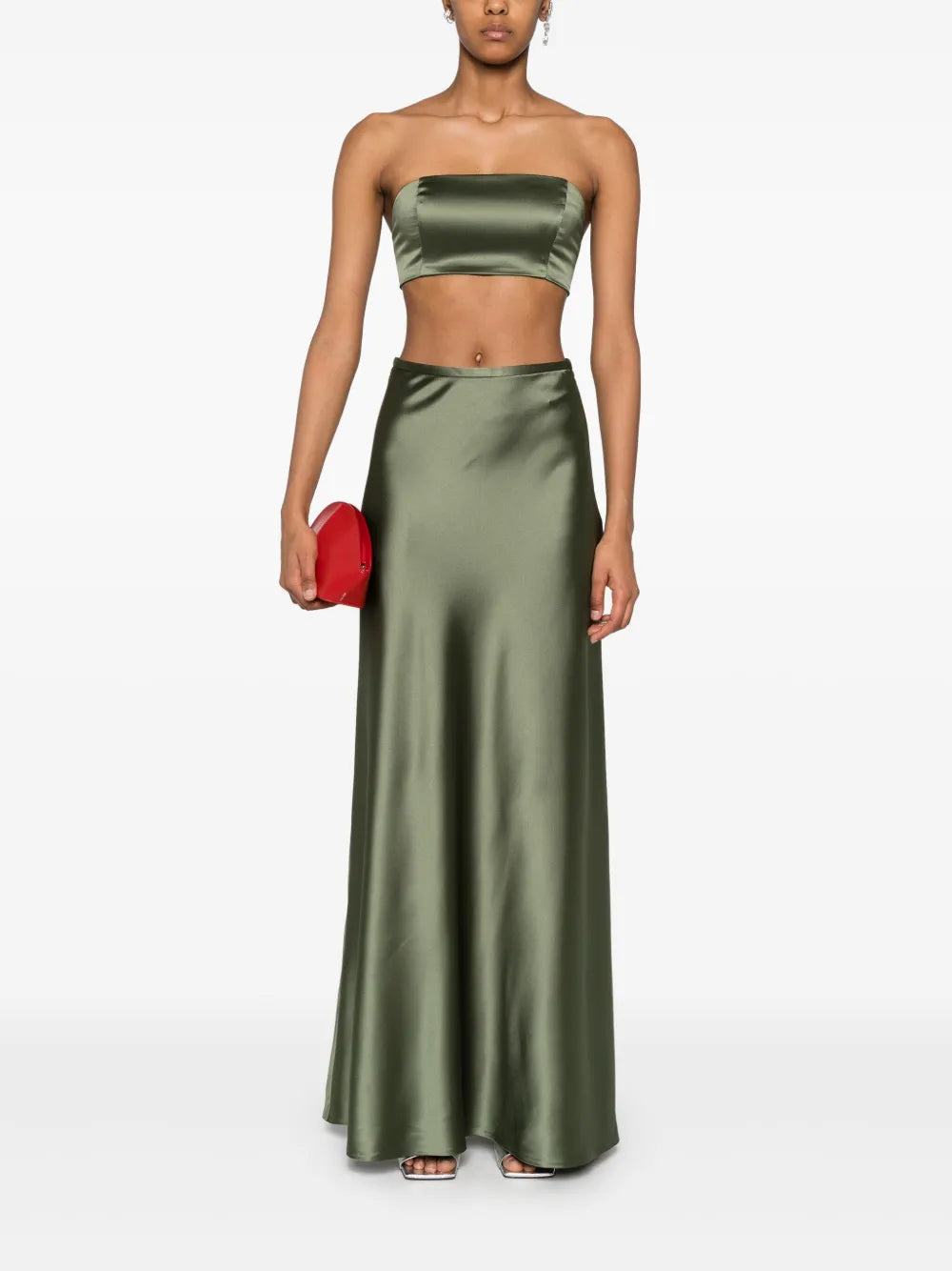 Satin Crop Top