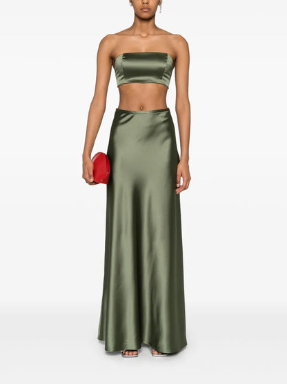 Satin Maxi Skirt