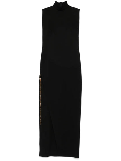 Metallic-Ring Maxi Dress