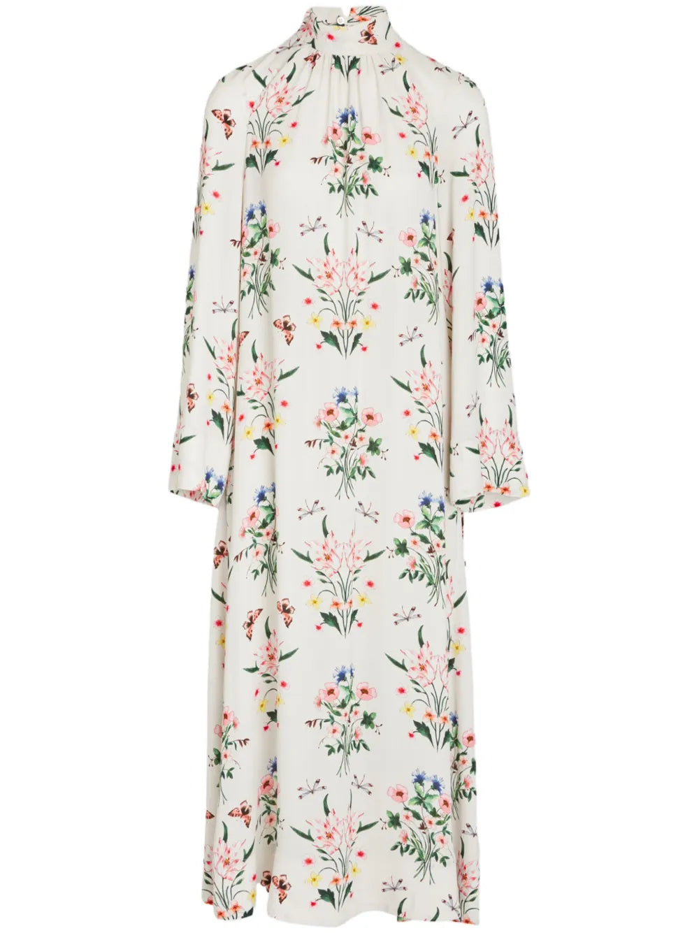 Floral-Print Midi-Dress