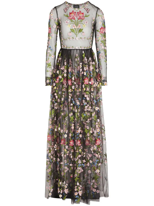 Botanical Tulle Dress