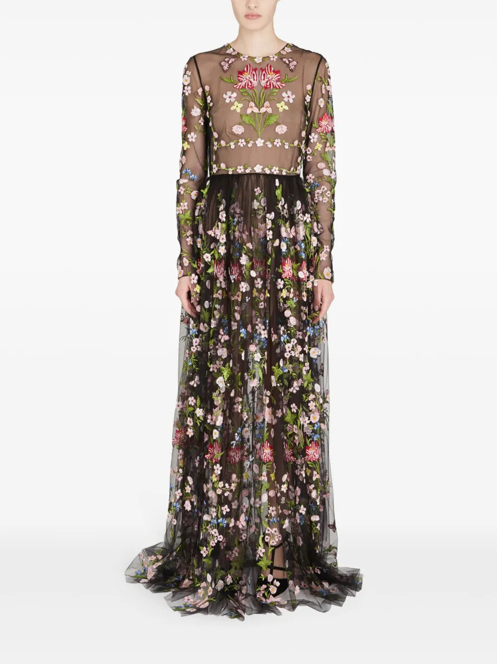 Botanical Tulle Dress