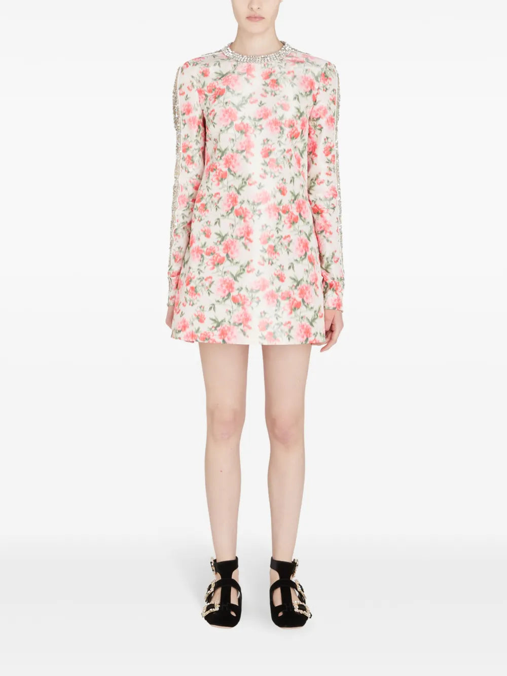 Botanical Long Sleeve Dress