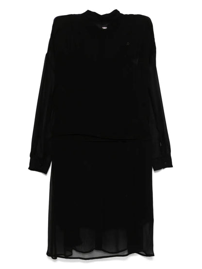Semi-Sheer Mini Dress