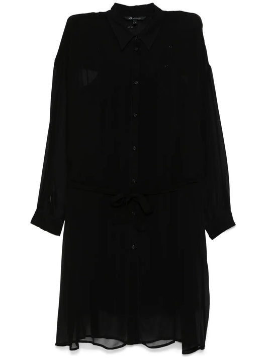 Semi-Sheer Mini Dress