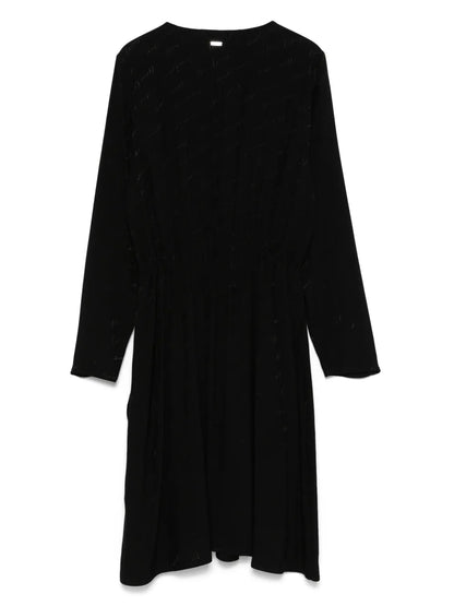 Logo-Jacquard Mini Dress