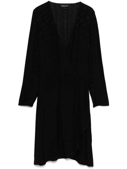 Logo-Jacquard Mini Dress