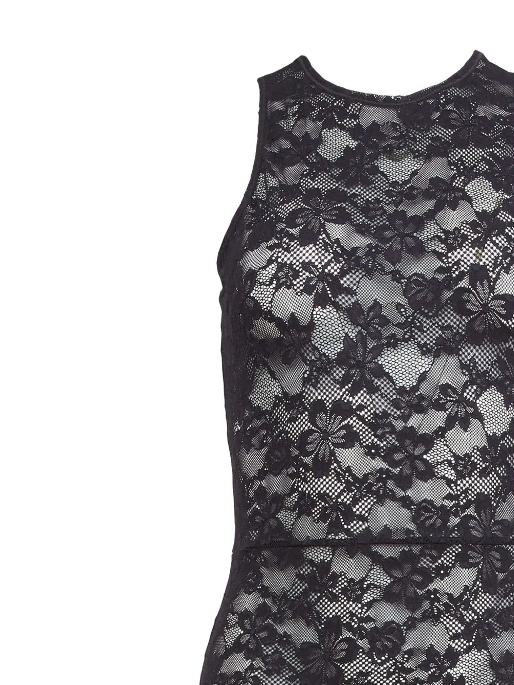 Le Stretch Lace Racer Tank Dress