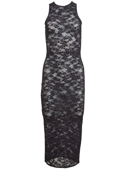 Le Stretch Lace Racer Tank Dress