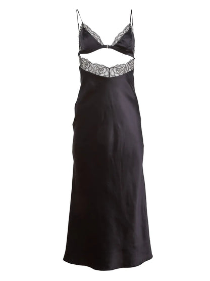 Rose Beaded Slip Dress