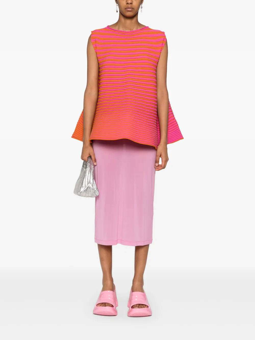 Plissé Tank Top