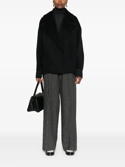 Double-Breasted Caban Coat