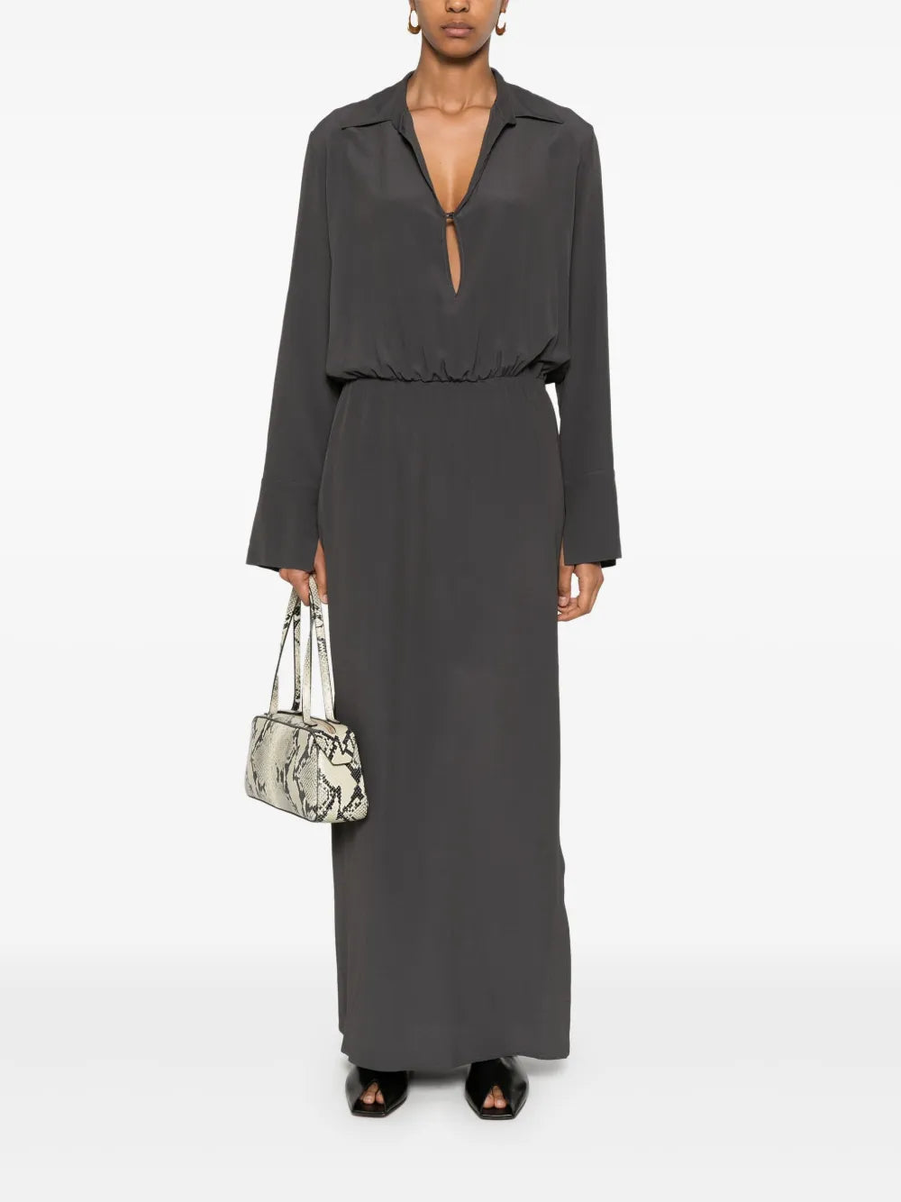 Crepe Maxi Dress