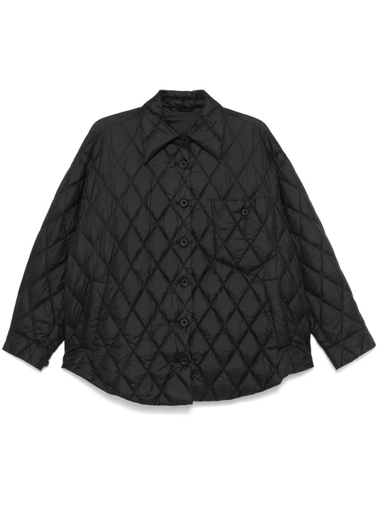 Diamond-Quilted Padded Jacket