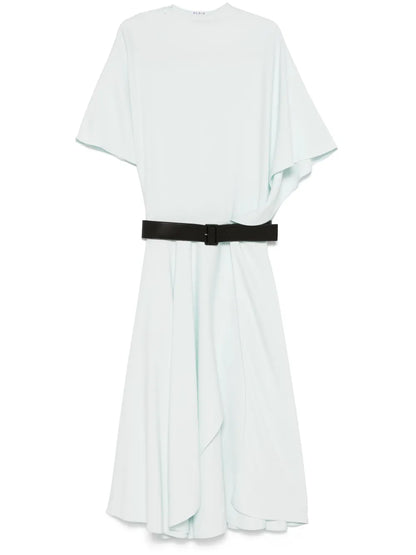 Stretch-Cady Maxi Dress