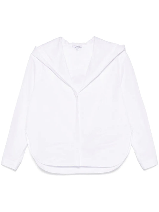 Poplin Hooded Shirt