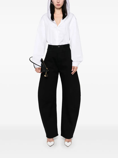 Poplin Hooded Shirt