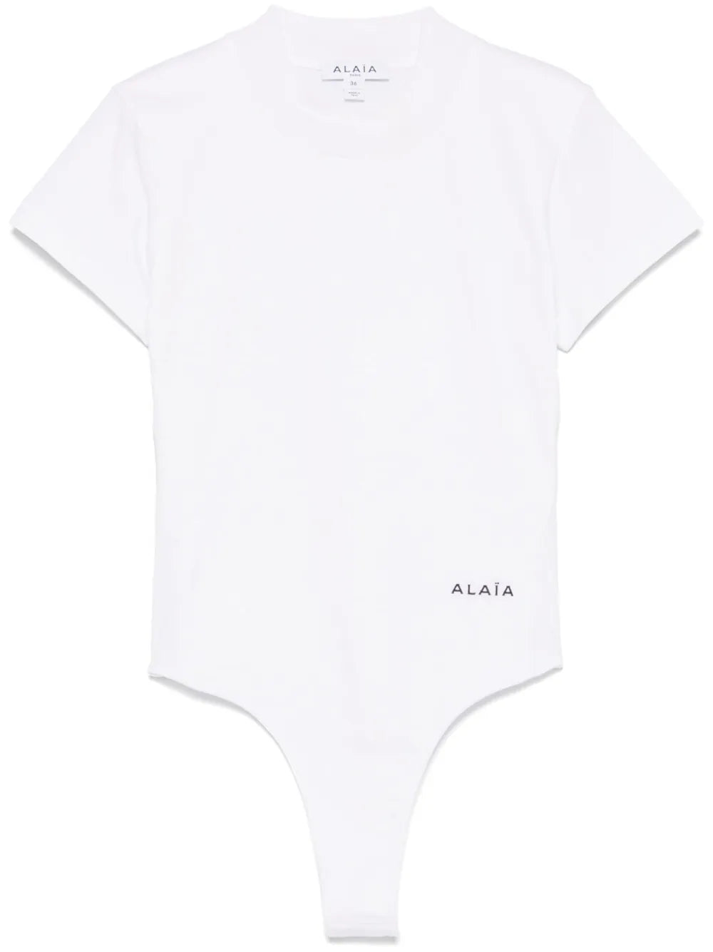 Logo-Embroidered Bodysuit